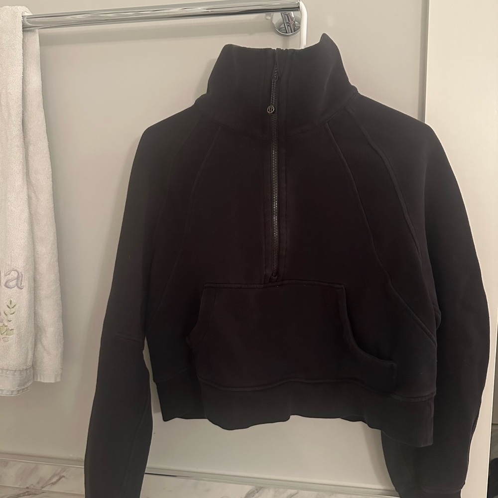 Lululemon scuba Black Half-Zip Pullover